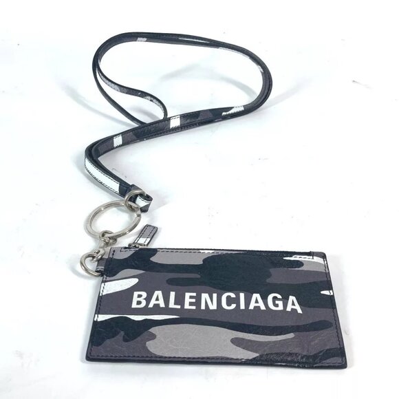 BALENCIAGA Wallet camouflage Card Holder - Picture 1 of 14